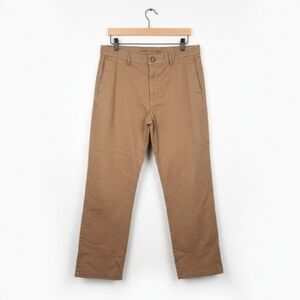 Old Navy Loose Built-In Flex Rotation Chino Pants in Tan Size 34x33